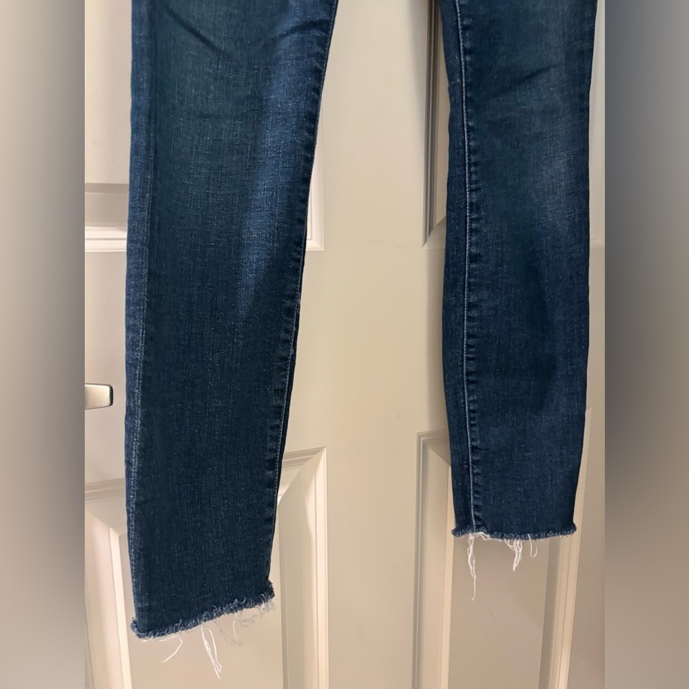MOTHER Denim The Looker Ankle Fray in Girl Crush Wash, Size 24 - Picture 2 of 11